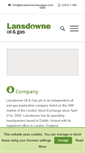 Mobile Screenshot of lansdowneoilandgas.com